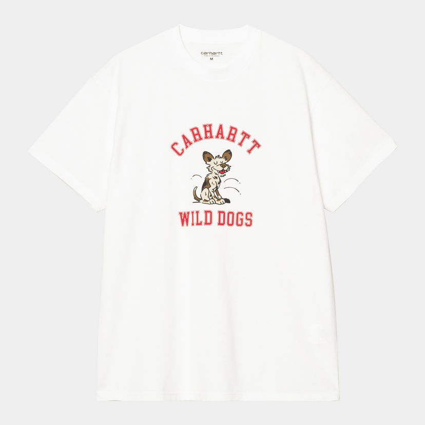 T-shirt Carhartt WIP Carhartt WIP Wild Dog T-Shirt Vit | I035450_9