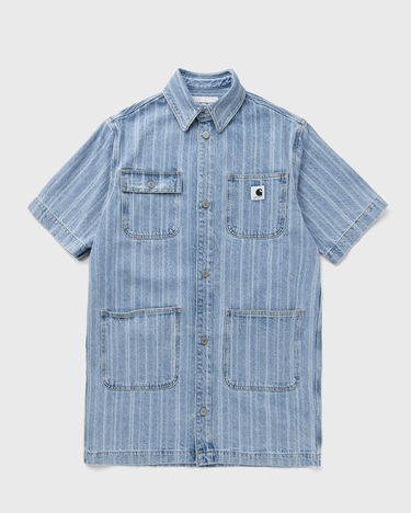 Klä Carhartt WIP Rylan Striped Denim Shirt Dress Blå | I035578-32H.12, 1