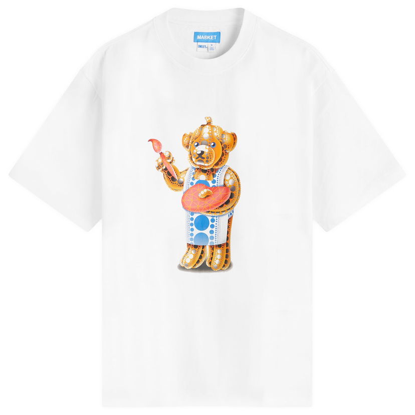 T-shirt MARKET Infinity Bear Graphic T-Shirt, Size Large Vit | 399002192-WHT