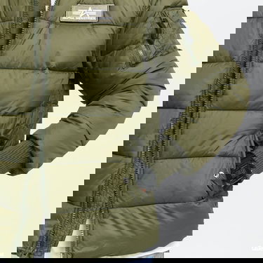 Pufferjacka Alpha Industries Hooded Puffer Alpha FD Grön | 118113 257, 3