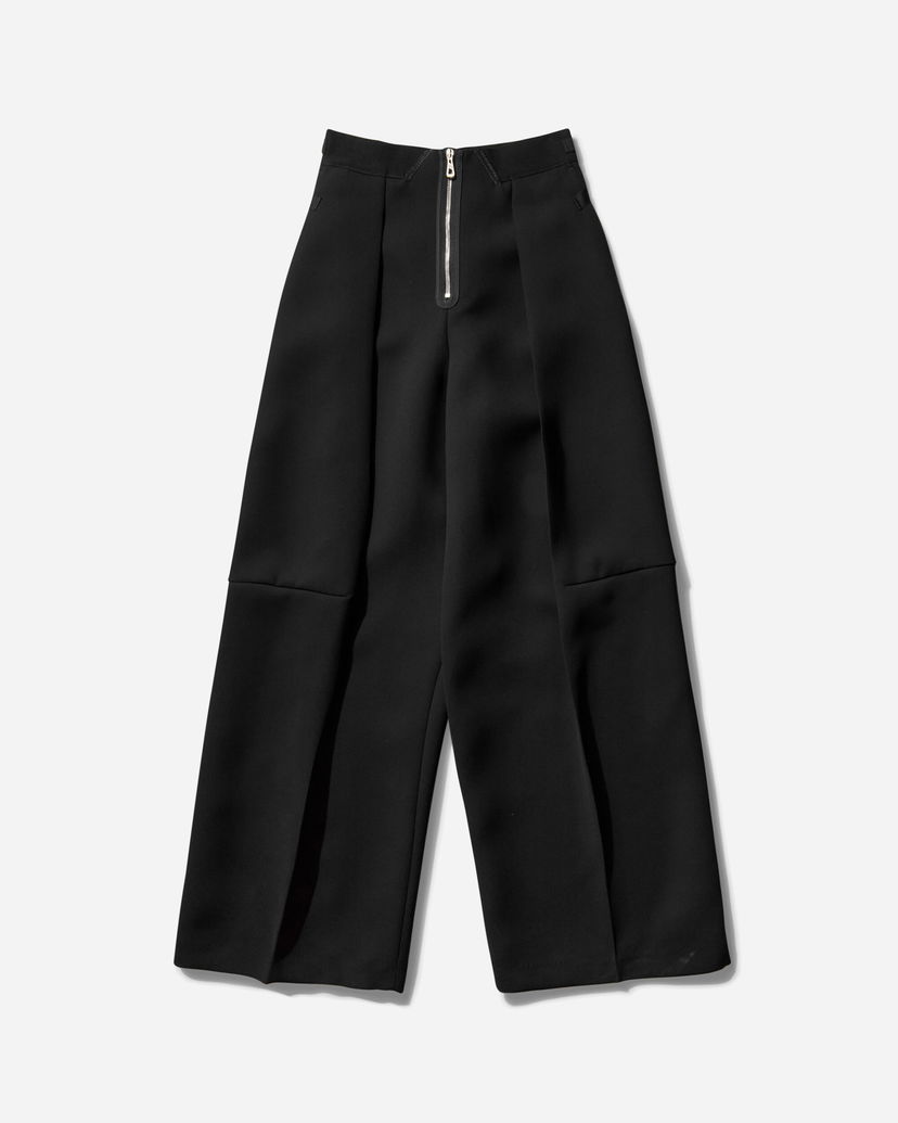 Byxor Jean Paul Gaultier Crepe Wide-Leg Pants Svart | 25-33-F-PA187-C081 00
