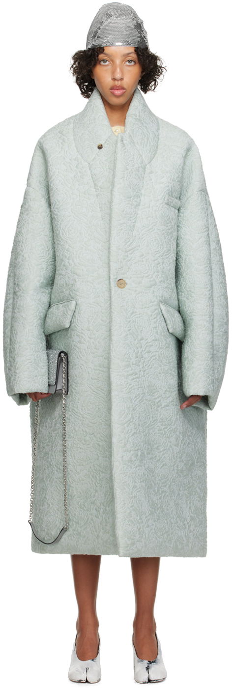 Rockar Maison Margiela Oversized Floral Coat Grå | S29AA0307 S78256