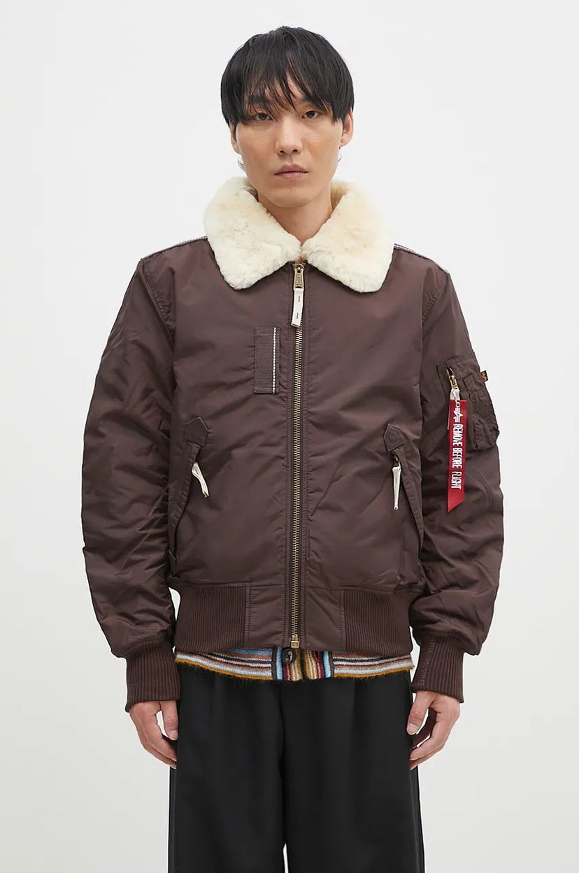 Bomberjacka Alpha Industries Injector III Bomber Jacket Brun | 143104
