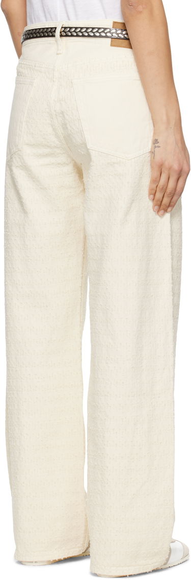 Byxor rag & bone rag & bone Logan Mid-Rise Wide Leg Jeans Vit | WDD25S2935RGET, 2