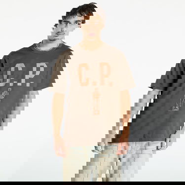 T-shirt C.P. Company Mercerized 30/2 Jersey Twisted Short Sleeve Logo T-Shirt Ivy Green Grön | 19CMTS112A110301W-683, 0