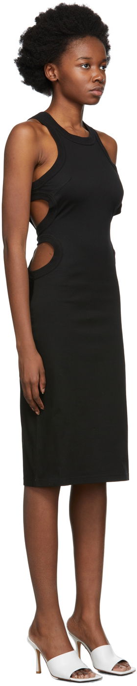 Linne Dion Lee Jersey Tank Dress Svart | A9816R22, 1