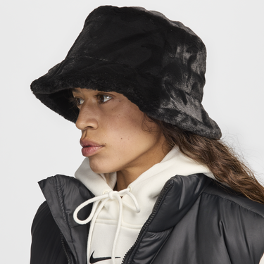 Hatt Nike Apex Faux Fur Bucket Hat Svart | HF7194-010, 2