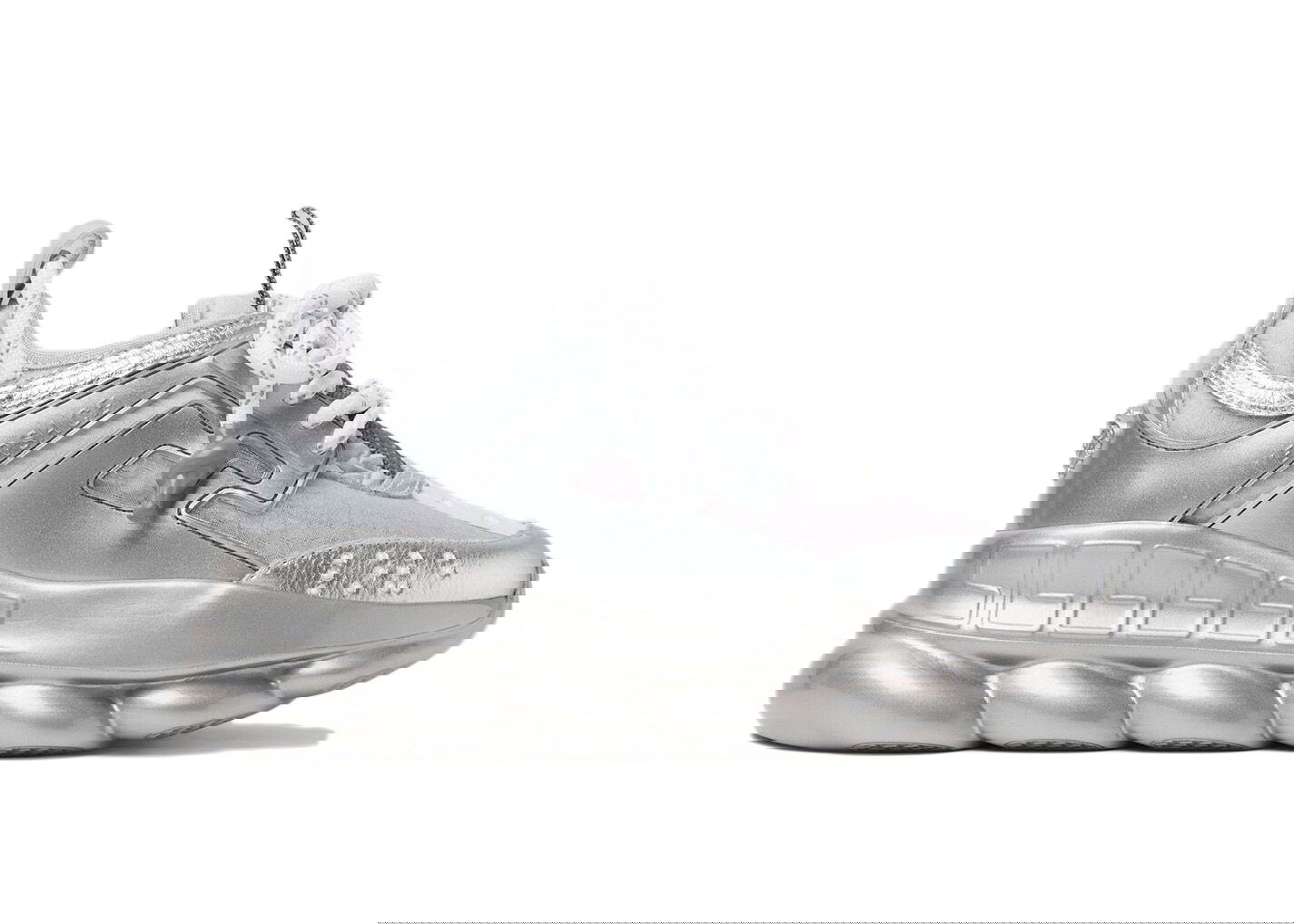 Sneakers och skor Versace Versace Chain Reaction Metallisk | DSU7071E-D10TCG_D9201, 0