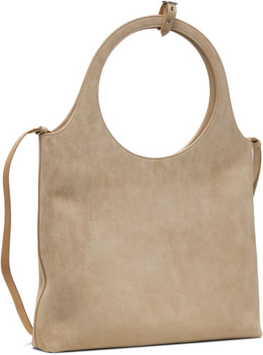Handväska Courrèges Courrèges Holy Day Suede Tote Beige | 125GSA161CR0024, 2