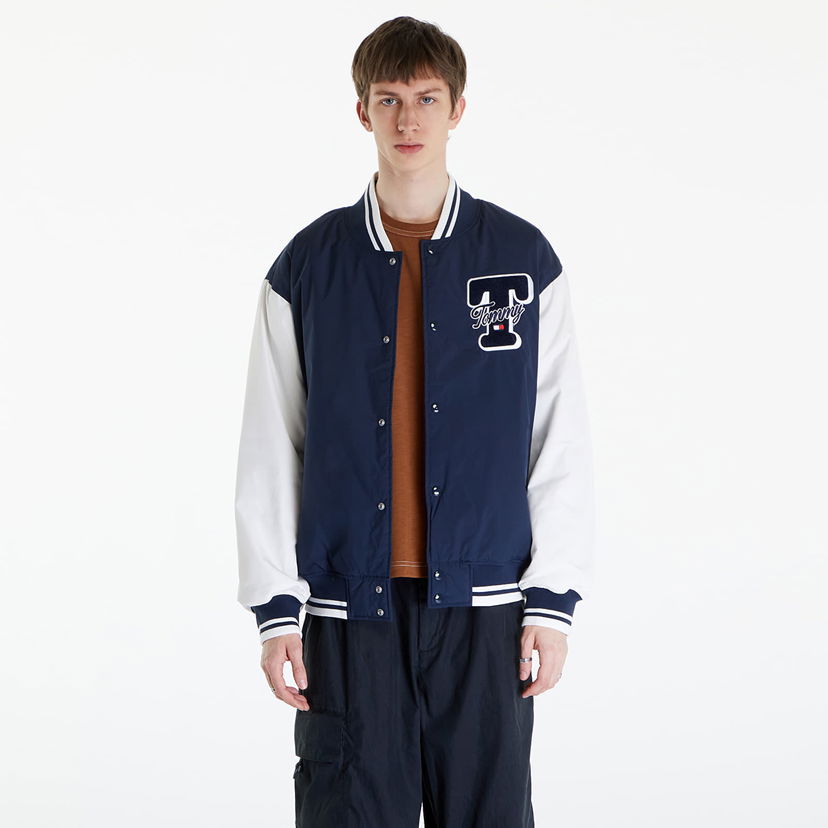 Bomberjacka Tommy Hilfiger Colorblock Varsity Jacket Blue Mörkblå | DM0DM18702 C1G