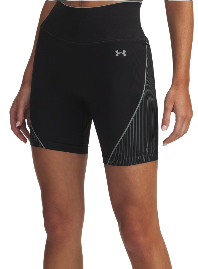 Shorts Under Armour High-Waist Vanish Seamless Performance Shorts Svart | 6000648-003