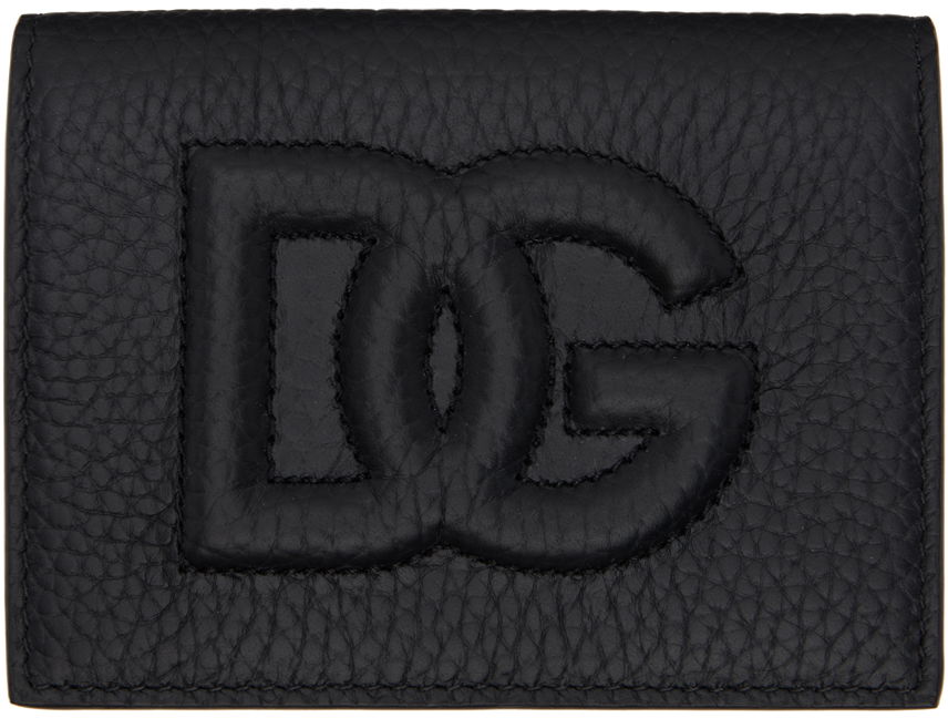 Plånbok Dolce & Gabbana Logo Leather Card Holder Svart | BP1643AT489, 0