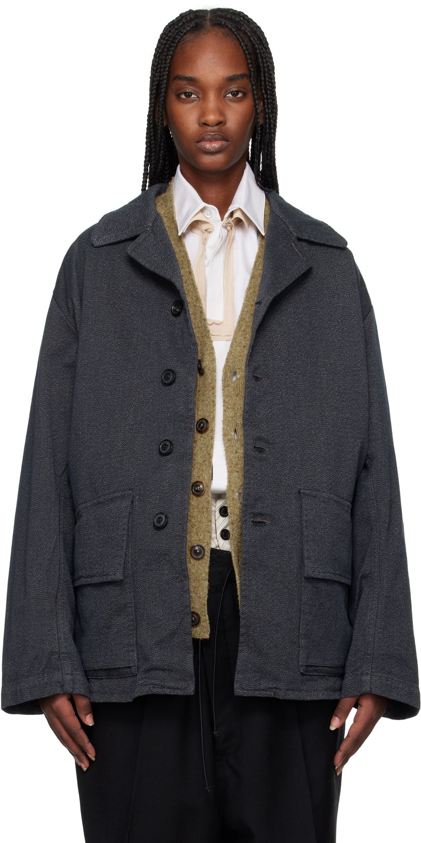 Jacka Maison Margiela Maison Margiela Sports Jacket Grå | S50AM0629 M35263