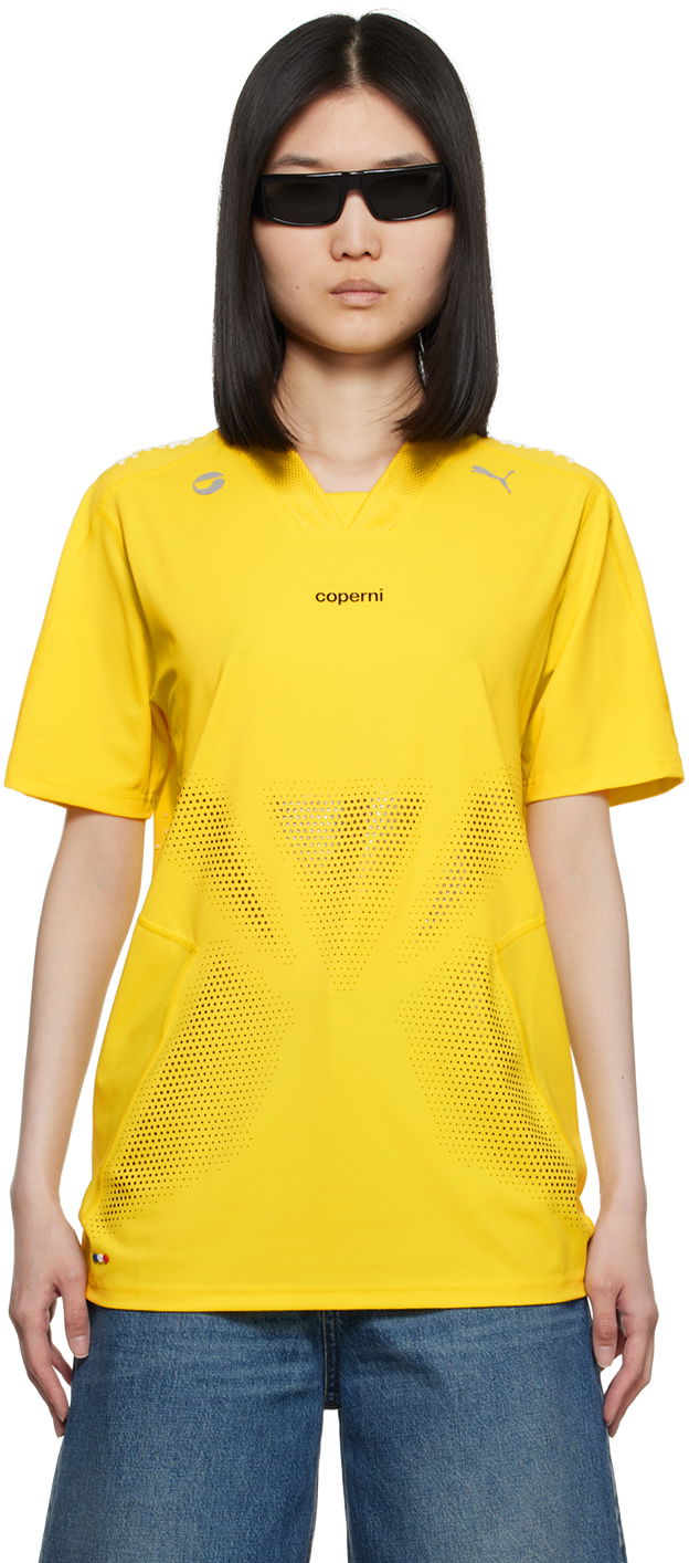 T-shirt Coperni Edition Football Jersey T-Shirt Gul | 62798285 27348740