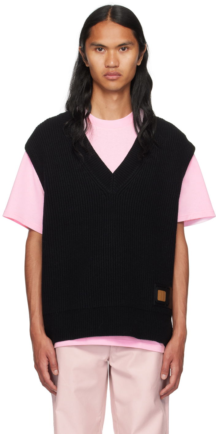 Väst JW Anderson Black Sim Card Vest Svart | KW0946-YN0170