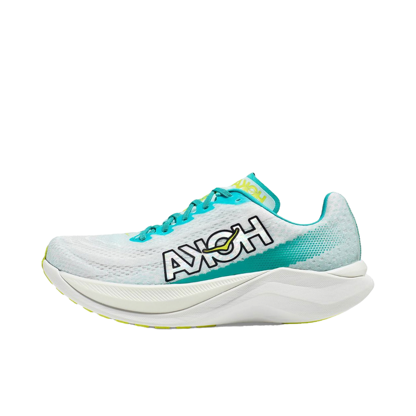 Löpning Hoka One One Mach X White Blue Blå | 1141450-WBGL