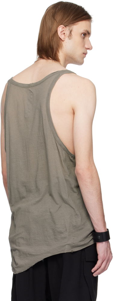 Linne Rick Owens Rick Owens Hollywood Low Cut Tank Top Grön | RR01E5101 UC, 2