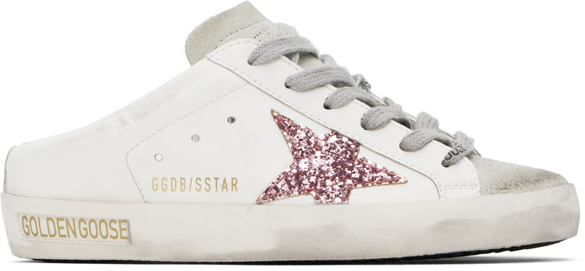 Sneakers och skor Golden Goose Golden Goose Super-Star Sabot Vit | GWF00110.F005887.10386