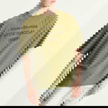 T-shirt Acne Studios Men's Exford U 1996 T-Shirt, Size X-Small Grön | CL0196-AB7, 2