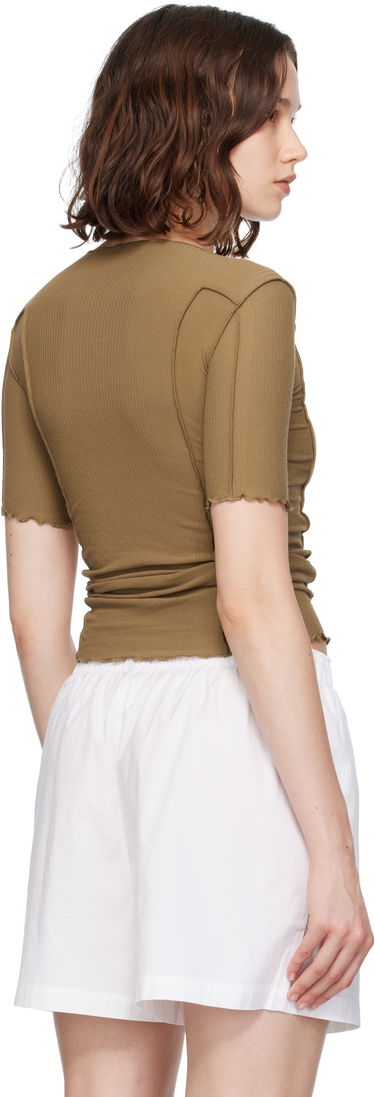 T-shirt Baserange Baserange Omato 3/4 Sleeve T-Shirt Brun | TTO3-RB-SU25, 2