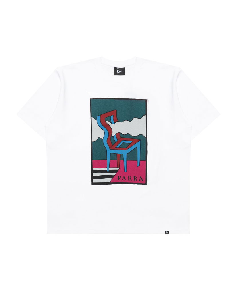 T-shirt By Parra Parra Smoke Chair Graphic T-Shirt Vit | 53500
