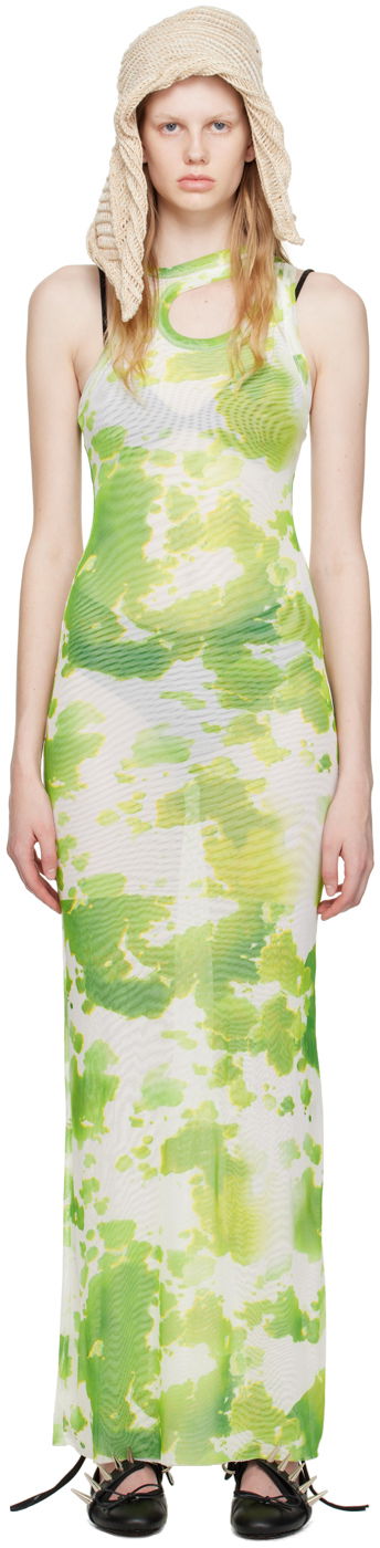 Klä Ottolinger Ottolinger Exclusive Tie-Dye Maxi Dress Grön | 100717