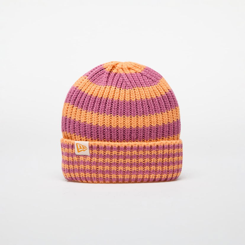 Hatt New Era Hat Knit Medium Stripe Beanie Orange Glaze Universal Orange | 60565459