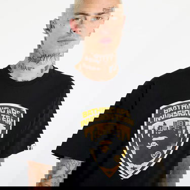 T-shirt BAPE Security Emblem Invasion Team T-shirt Svart | 001TEL801049MBLK, 2