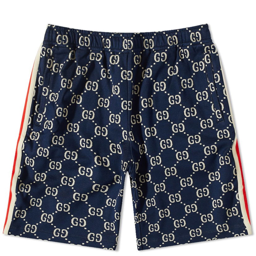 Shorts Gucci Jaquard Shorts Mörkblå | 474632-X9V05-4245
