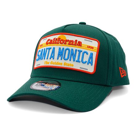 Keps New Era New Era 9FORTY A-Frame License Plate Adjustable Cap Grön | 60595463