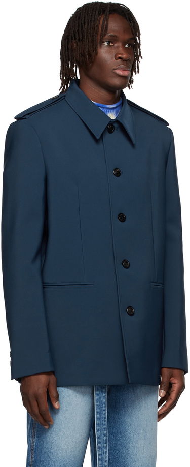 Jacka We11done We11done Regular Collar Jacket Mörkblå | WD-JK1-22-084-M-NV, 1