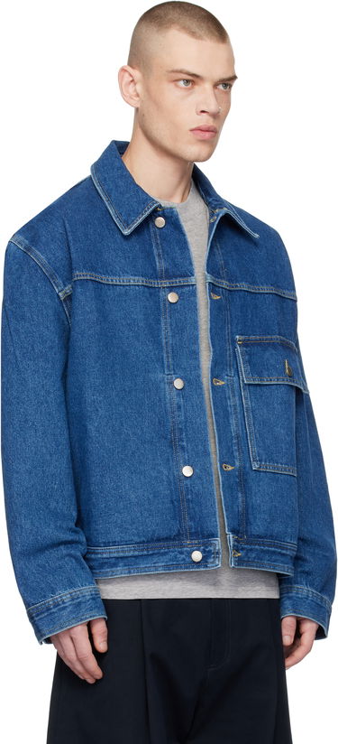 Jacka Studio Nicholson Studio Nicholson Petar Denim Jacket Blå | PETAR SNM-1079, 1