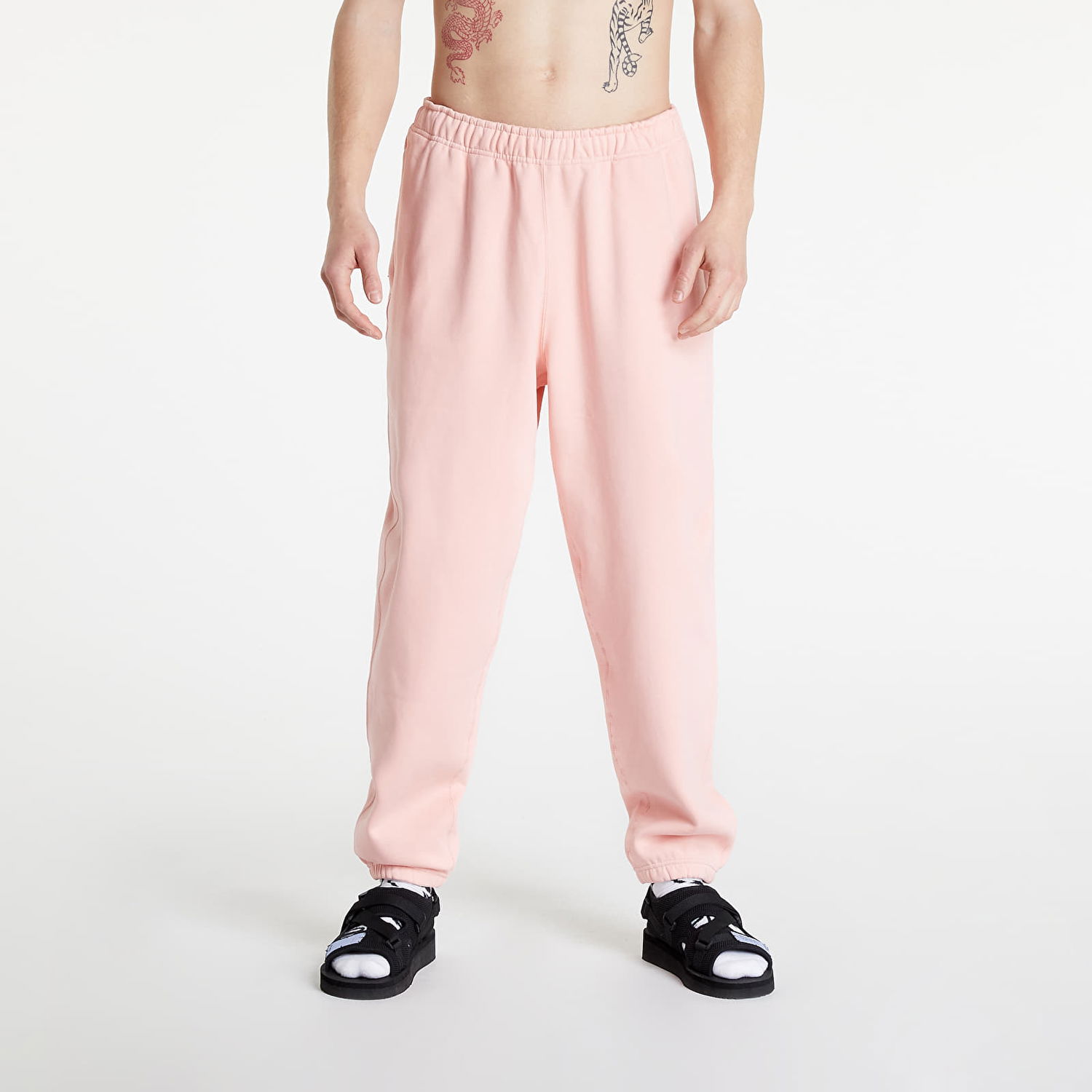 Träningsbyxor Nike Solo Swoosh Fleece Pants Rosa | CW5460-697, 1