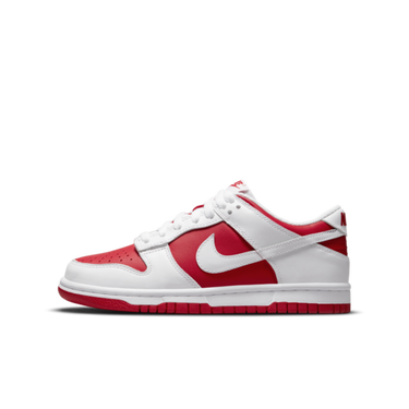 Sneakers och skor Nike Dunk Low "White University Red" GS Röd | CW1590-600, 0