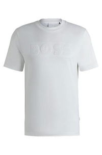 BOSS Cotton-Jersey T-Shirt with Embossed Logo