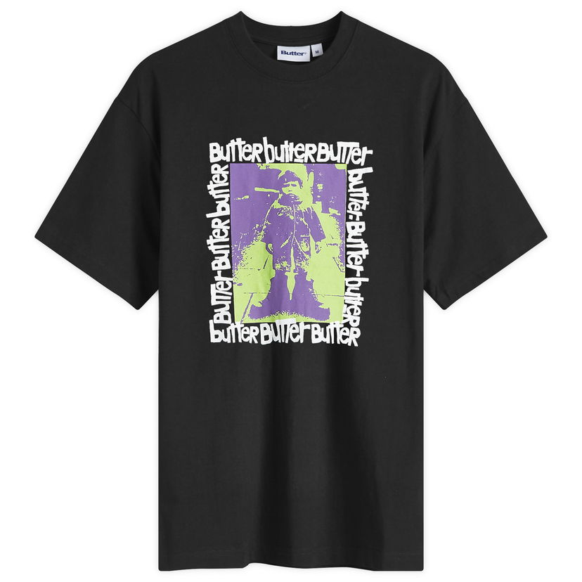 T-shirt Butter Goods Stolen Boots T-Shirt Svart | BG243106-BLK
