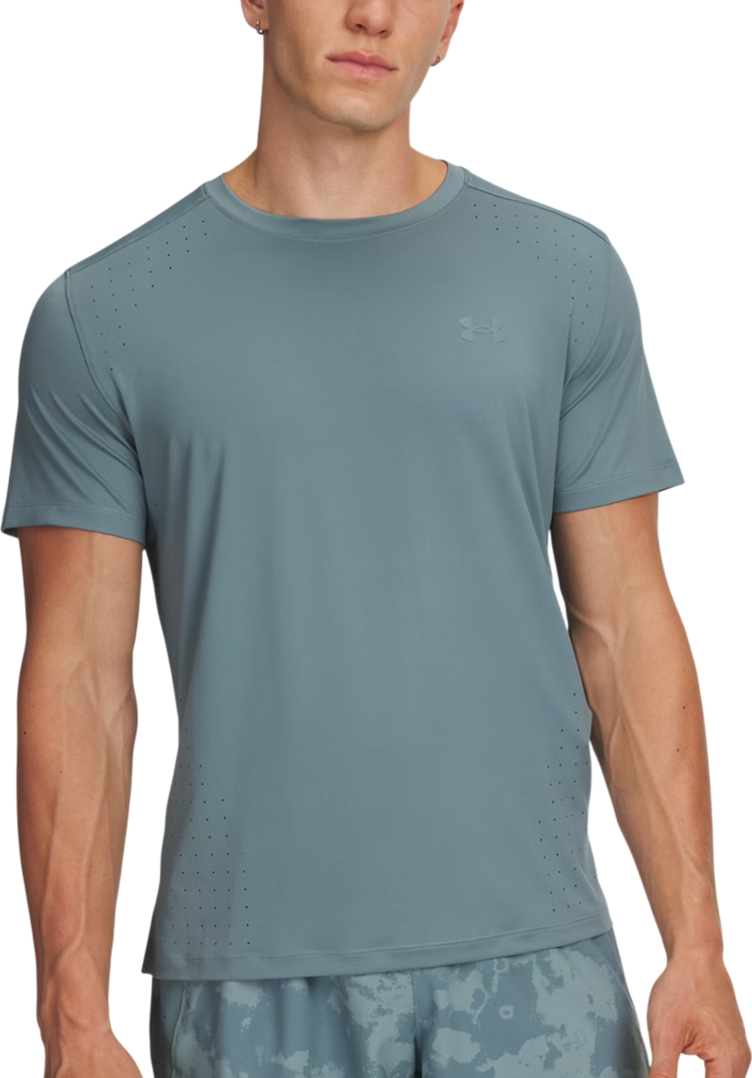 T-shirt Under Armour Launch Elite Perforated Short-Sleeve T-Shirt Turkos | 1389802-323