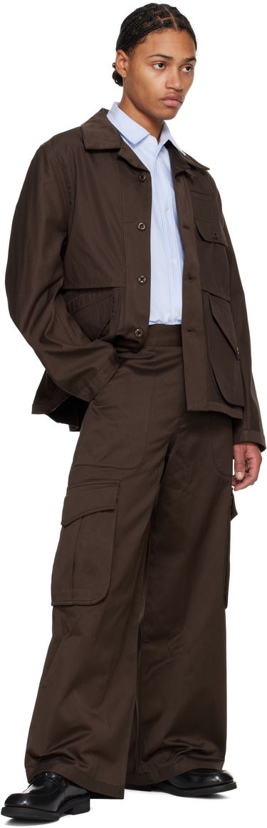 Jacka KENZO Reversible Workwear Jacket Brun | FF55VE2309GF, 3