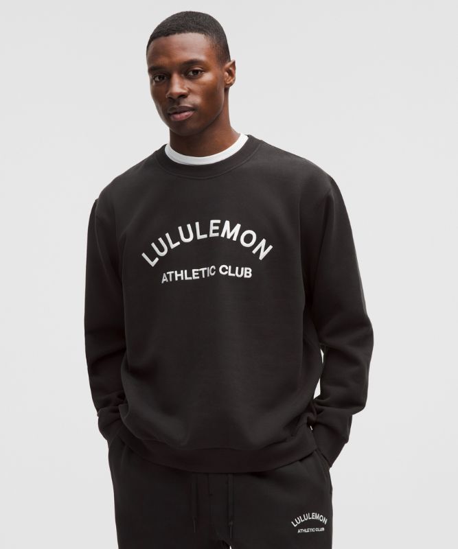 Sweatshirt lululemon Crewneck Sweatshirt Steady State Athletic Club Svart | prod20004887, 0