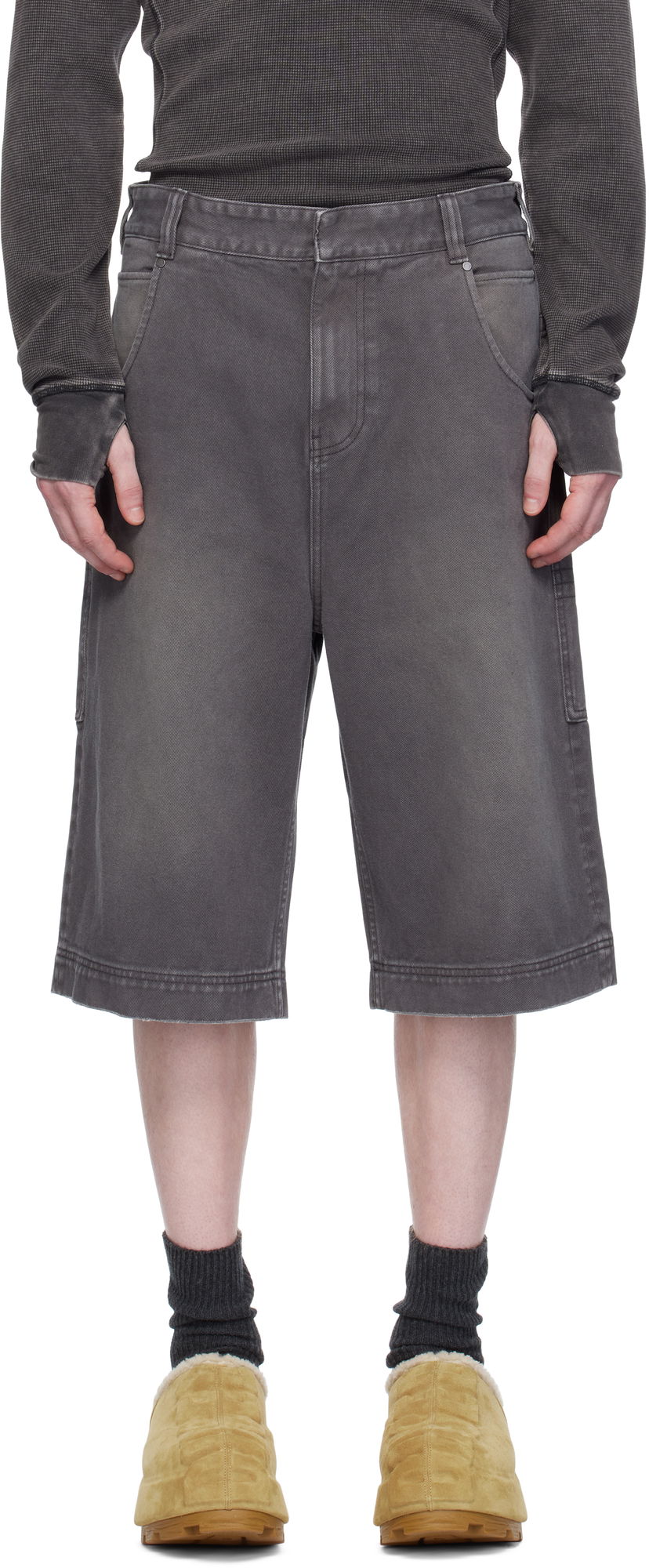 Shorts Entire Studios Entire Studios D Denim Shorts Grå | ES2570SL