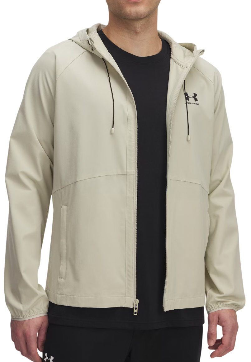 Vindjacka Under Armour Under Armour UA Stretch Woven Windbreaker Jacket Beige | 6003001-289
