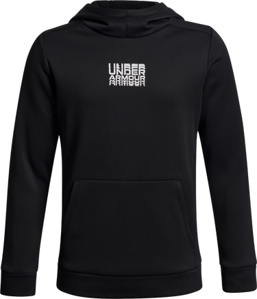 Sweatshirt Under Armour Armour Fleece® Retro Graphic Hoodie Svart | 6003812-001, 0