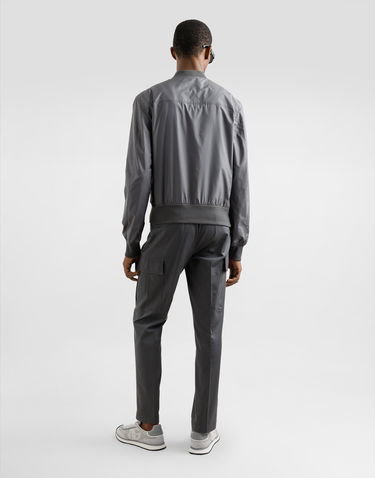 Bomberjacka Dolce & Gabbana Dolce & Gabbana Technical Fabric Bomber Jacket Grå | G9BLMTFUS27N5822, 2