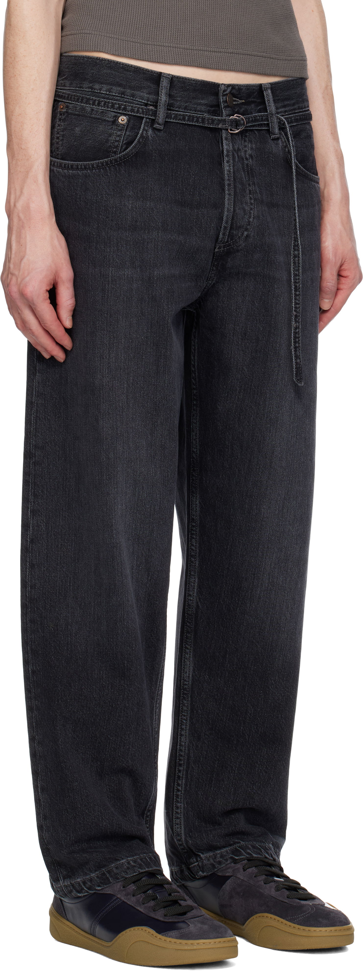 Byxor Acne Studios 1991 Toj Jeans Svart | C00067-, 1