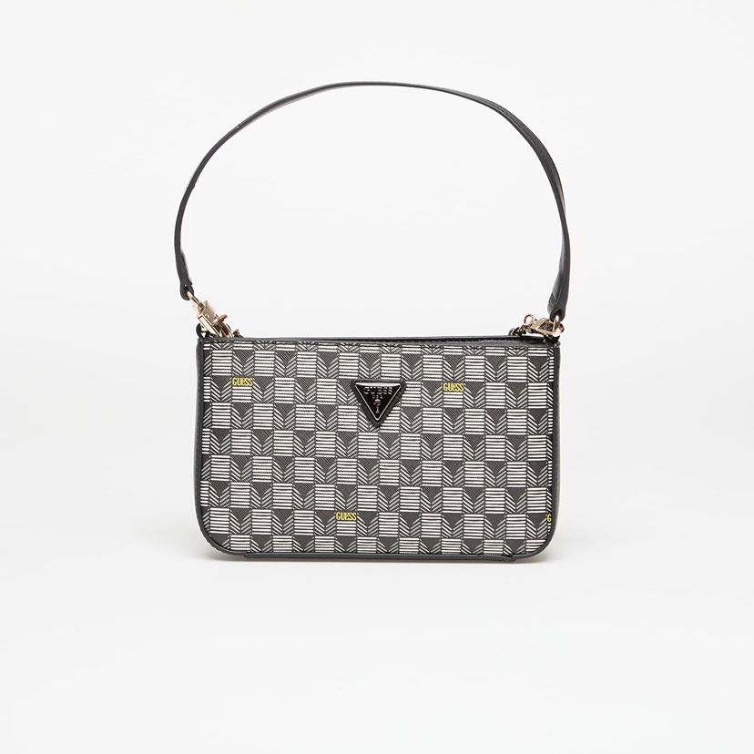 Axelväska GUESS Guess G Wave II Mini Top Zip Shoulder Bag Svart | HWJT8681720-BLO