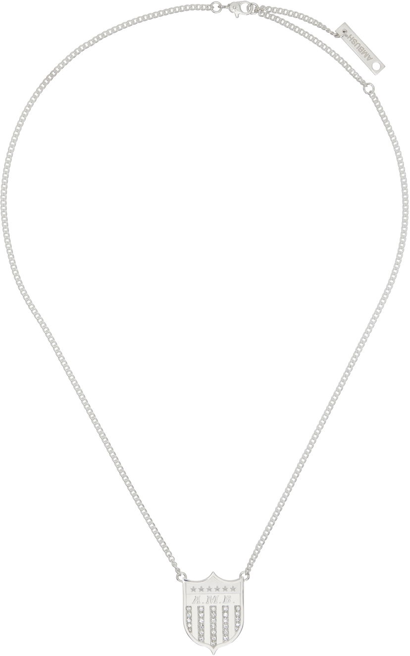 Halsband Ambush AMBUSH Varsity Shield Charm Necklace Metallisk | BMOB00JF24SIL0017200