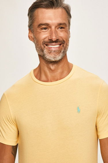 T-shirt Polo by Ralph Lauren Custom Fit Tee Gul | 710671438147, 0