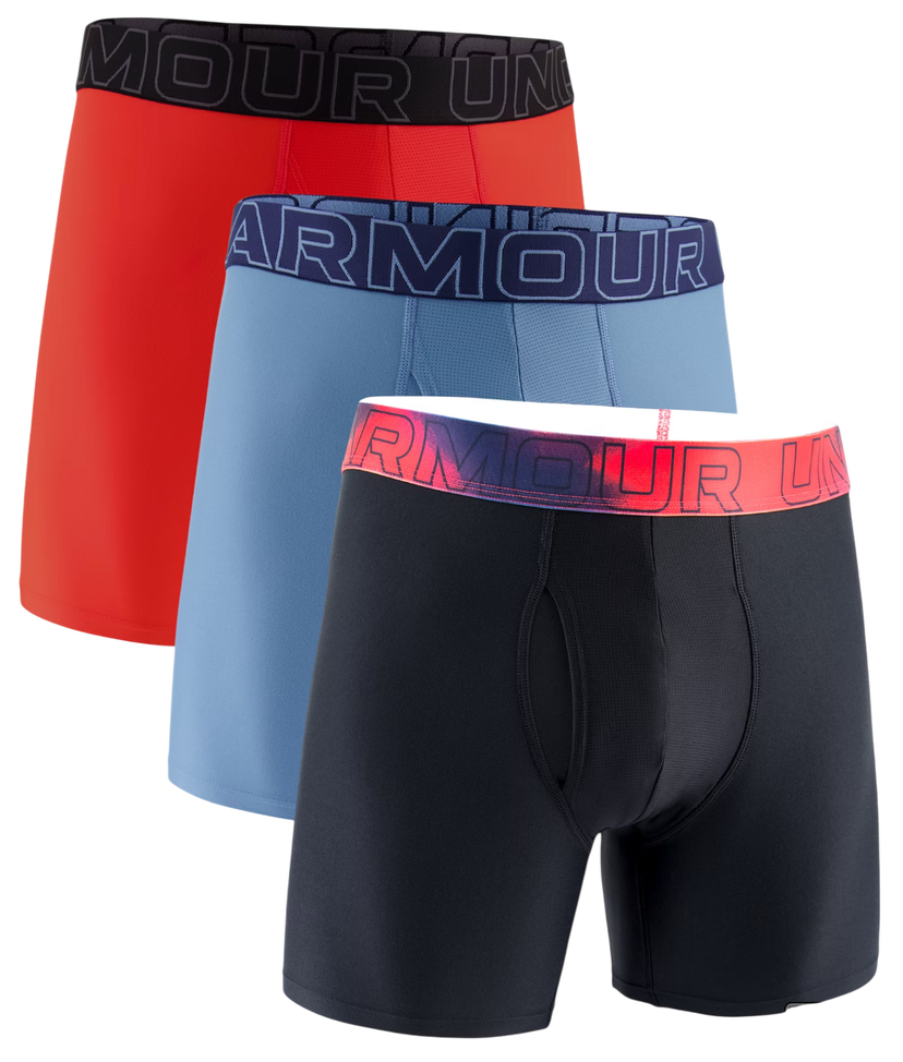 Boxare Under Armour Under Armour UA Perf Tech Nov 6in Boxerjock 3-Pack Svart | 1383879-714