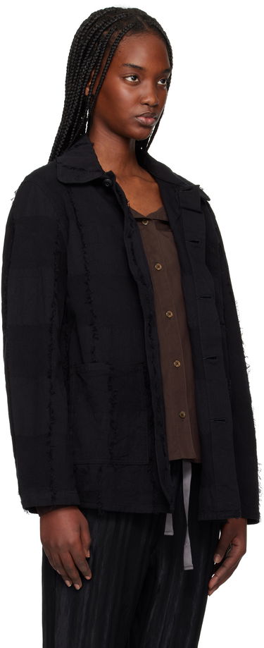 Jacka Needles Needles Coverall Ripstop Cut Jacquard Jacket Svart | QV188, 1