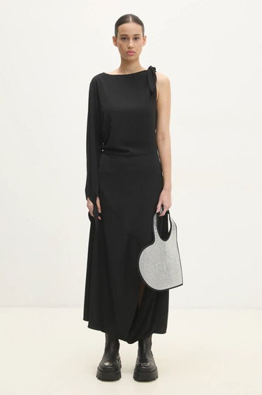 Klä Samsoe Samsoe Samsoe Samsoe One-Sleeve Maxi Dress Svart | F24400148, 5